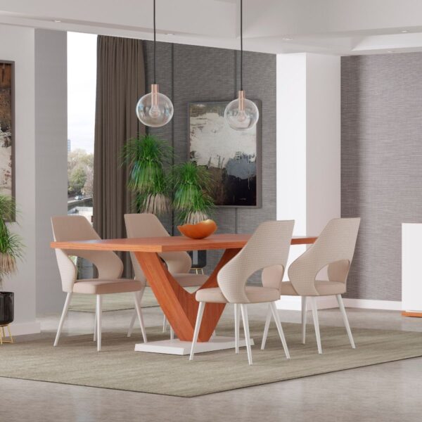 Mesa Sala Pé Central Boomerang