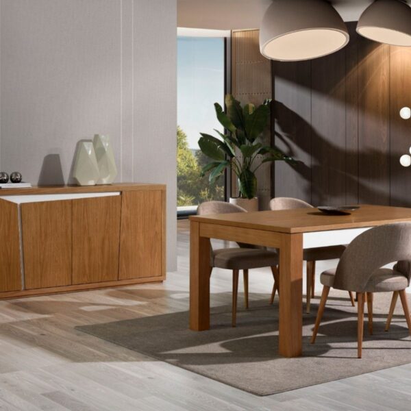 Sala de Jantar Barcelona Carvalho Natural