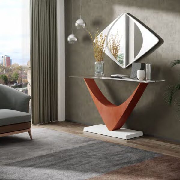 Consola Boomerang Tampo Vidro