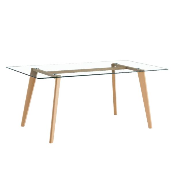 Mesa de Jantar Fixa Nantes Imit. Madeira